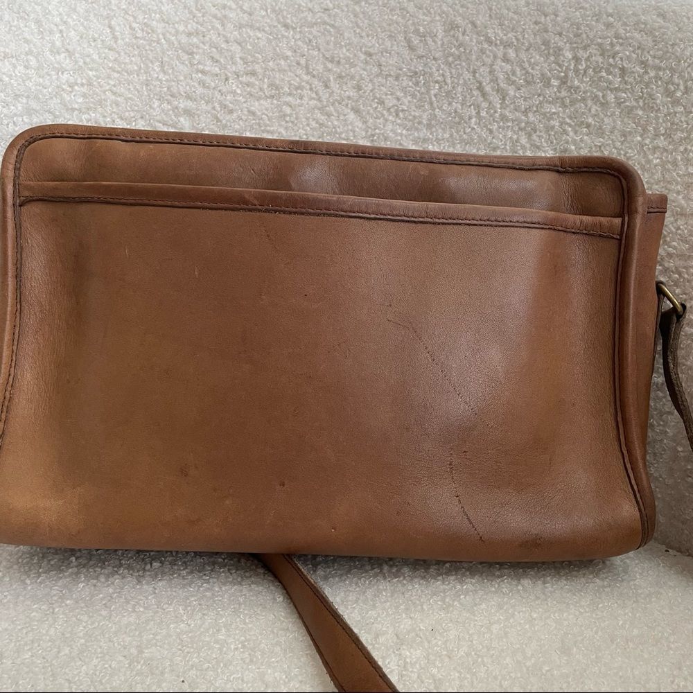Vintage Coach Swagger Purse Shoulder Bag Tabac - Picture 2 of 11